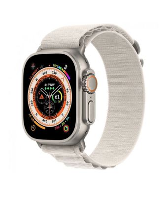 Фото 1 — Apple Watch Ultra 49 мм, корпус из титана, ремешок Alpine (M) Сияющая звезда