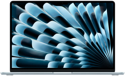 Фото 1 — Ноутбук Apple MacBook Air 13 (M5, 10C CPU/8C GPU, 2026), 16 ГБ, 512 ГБ SSD, Sky Blue (небесно-голубо