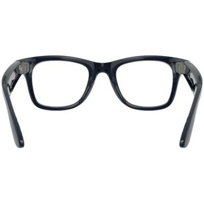 Фото 3 — Умные очки Ray-Ban Wayfarer RW4012 Shiny Cosmic Blue/Transitions Sapphire (L)