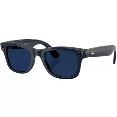 Фото 5 — Умные очки Ray-Ban Wayfarer RW4012 Shiny Cosmic Blue/Transitions Sapphire (L)