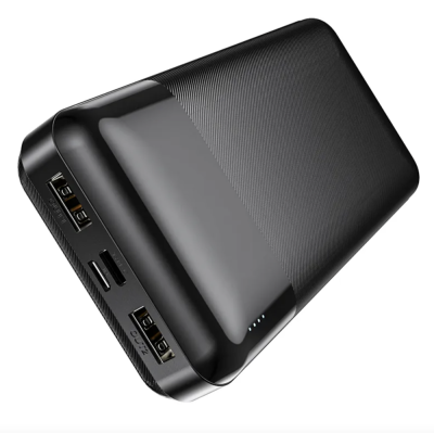 Фото 1 — Аккумулятор внешний HOCO J72A Easy Travel 20000mAh, 2хUSB, 2A, Li-Pol (черный)
