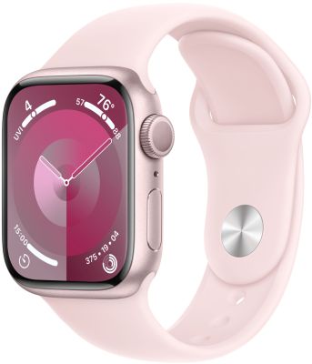 Фото 1 — Apple Watch Series 9 41 мм Розовый, спортивный ремешок