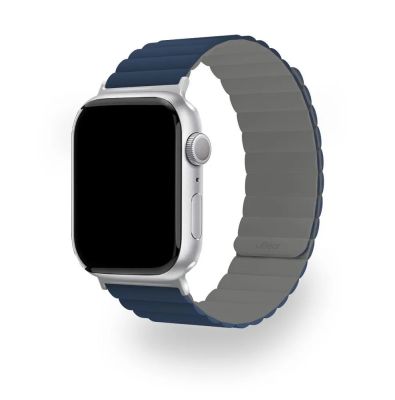 Фото 1 — Ремешок uBear Mode Apple Watch 42/44/45/49 мм, синий/серый