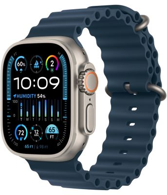 Фото 1 — Apple Watch Ultra 2 49 мм, корпус из титана, ремешок Ocean Синий