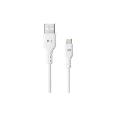 Фото 1 — Кабель ROCKET Flex USB-A/Lightning 1м, белый