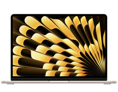 Фото 1 — Apple MacBook Air 15" (M3 8C CPU, 10C GPU, 2024) 8 ГБ, 256ГБ SSD, Сияющая звезда MRYR3