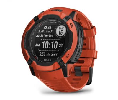 Фото 1 — Умные часы Garmin Instinct 2X Solar Flame Red