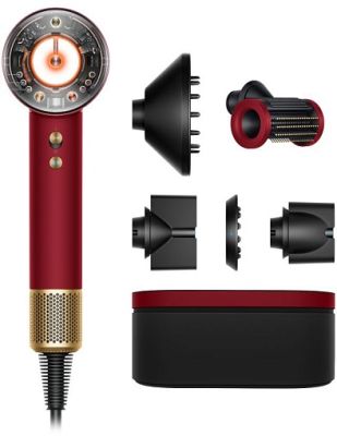 Фото 1 — Фен Dyson Supersonic HD16 Nural, Red Velvet/Gold