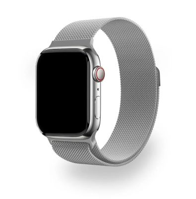 Фото 1 — Ремешок uBear Spark Apple Watch 42/44/45/49 мм, стальной, цвет серебро