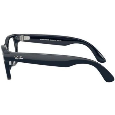 Фото 4 — Умные очки Ray-Ban Wayfarer RW4012 Shiny Cosmic Blue/Transitions Sapphire (L)