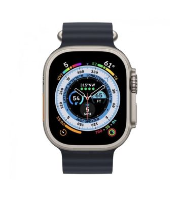 Фото 2 — Apple Watch Ultra 49 мм, корпус из титана, ремешок Ocean Темная ночь 