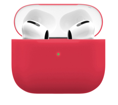 Фото 2 — Чехол силиконовый "vlp" Soft Touch Apple AirPods 3, красный