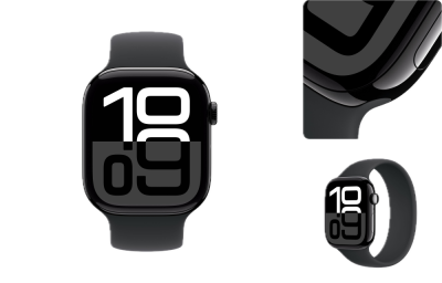 Фото 2 — Apple Watch Series 10 46 мм jet black (черный глянец)