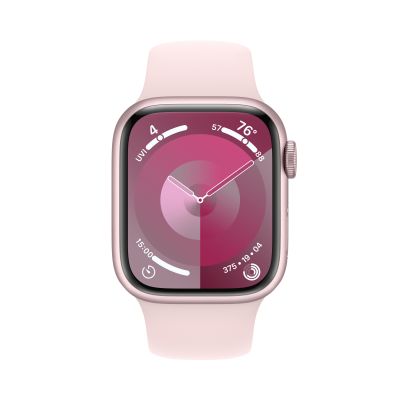 Фото 2 — Apple Watch Series 9 41 мм Розовый, спортивный ремешок