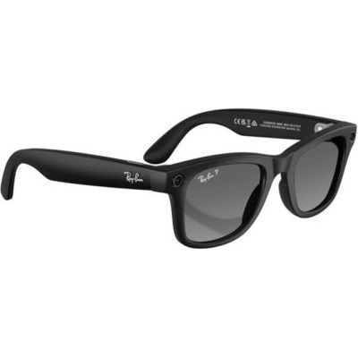 Фото 2 — Умные очки Ray-Ban Wayfarer RW4012 Matte Black/Polar Gradient Graphite (L)