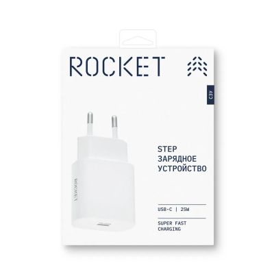 Фото 3 — Сетевое зарядное устройство ROCKET Step 25W, USB-С