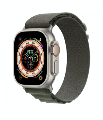 Фото 1 — Apple Watch Ultra 49 мм, корпус из титана, ремешок Alpine (L) Зеленый
