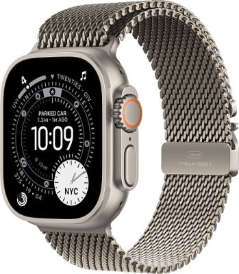 Фото 1 — Apple Watch Ultra 3 (2025) 49mm Natural Titanium Case with Natural Titanium Milanese Loop
