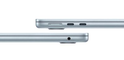 Фото 3 — Apple MacBook Air 13 (M4, 10C CPU/8C GPU, 2025), 16 ГБ, 256 ГБ SSD, Sky Blue (небесно-голубой) MC6T4