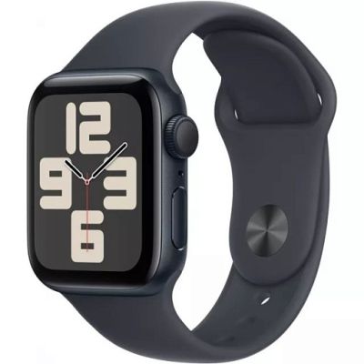 Фото 1 — Apple Watch SE 3, 40 mm, Midnight Aluminum Midnight Sport Band