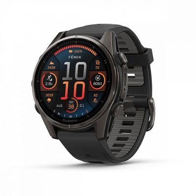 Фото 1 — Умные часы Garmin Fenix 8 43mm AMOLED Sapphire Carbon Gray Серый