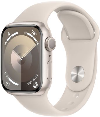Фото 1 — Apple Watch Series 9 41 мм Сияющая звезда, спортивный ремешок